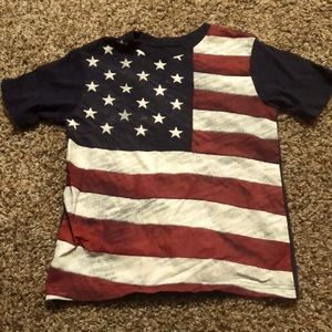 Patriotic flag tee